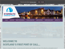 Tablet Screenshot of eyemouth-harbour.co.uk